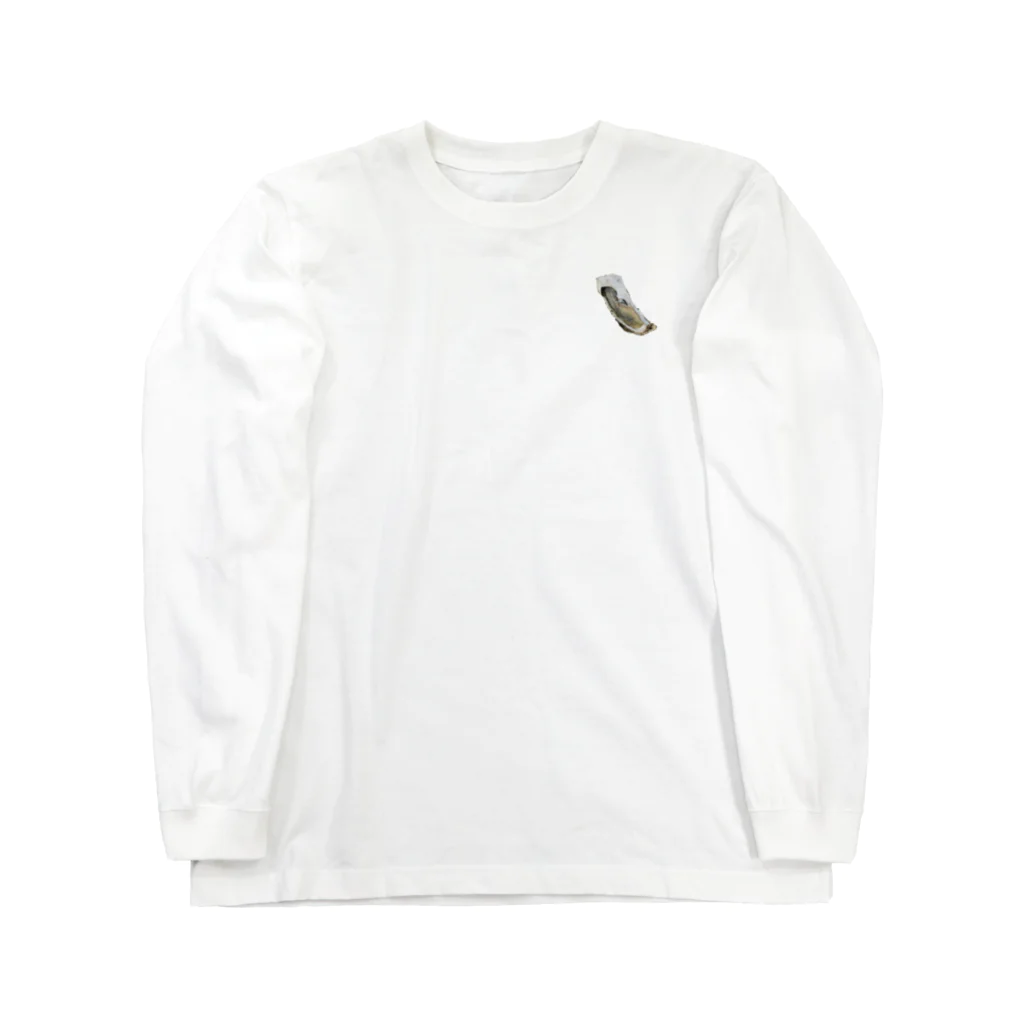 未炭化炭素の【シンプルな牡蠣コレクション】 Long Sleeve T-Shirt