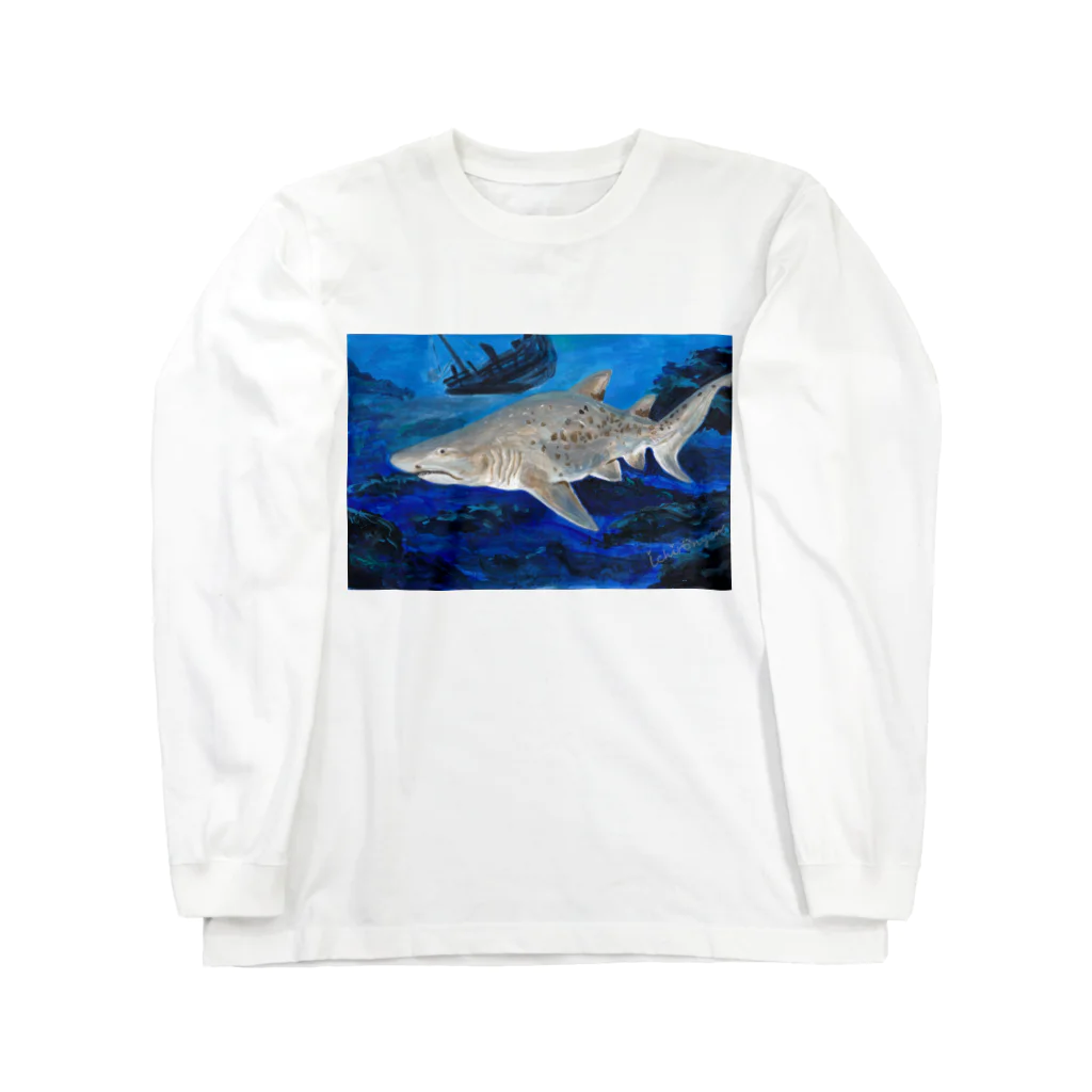 ichironyanのシロワニ Long Sleeve T-Shirt