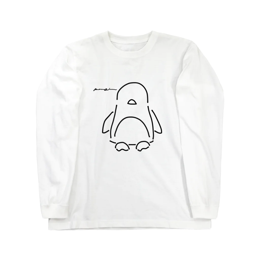 𝑯𝒂𝒏𝒂 .のゆるいぺんぎん Long Sleeve T-Shirt