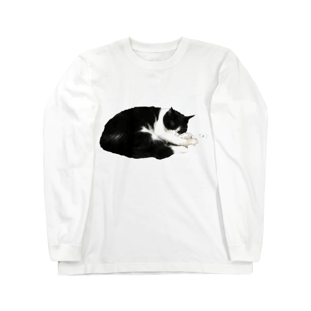 ねこのしっぽのはなちゃん ロングスリーブTシャツ