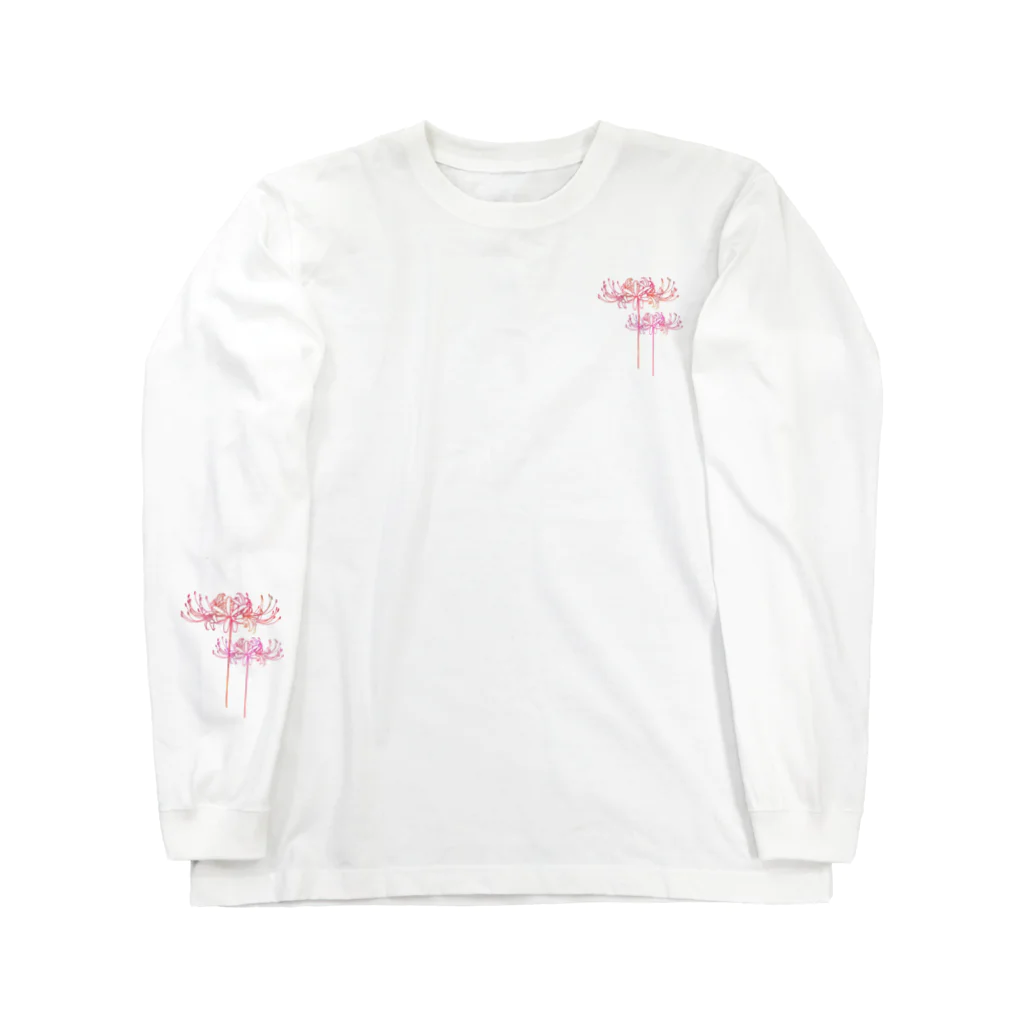 綾錦工房 りこりすの曼珠沙華 【黄昏】 Long Sleeve T-Shirt