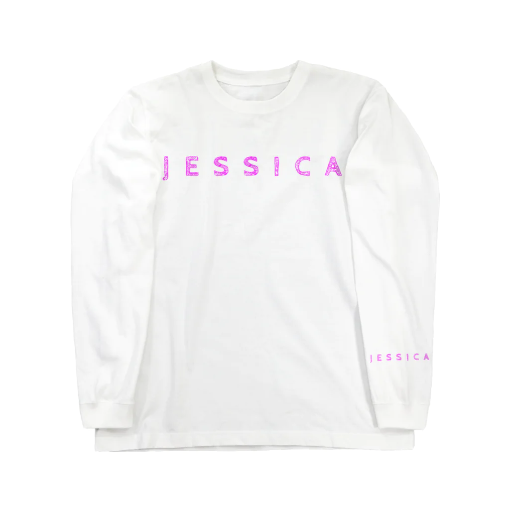 JessicaのJESSICA simple line ver.2~sakura ~ Long Sleeve T-Shirt