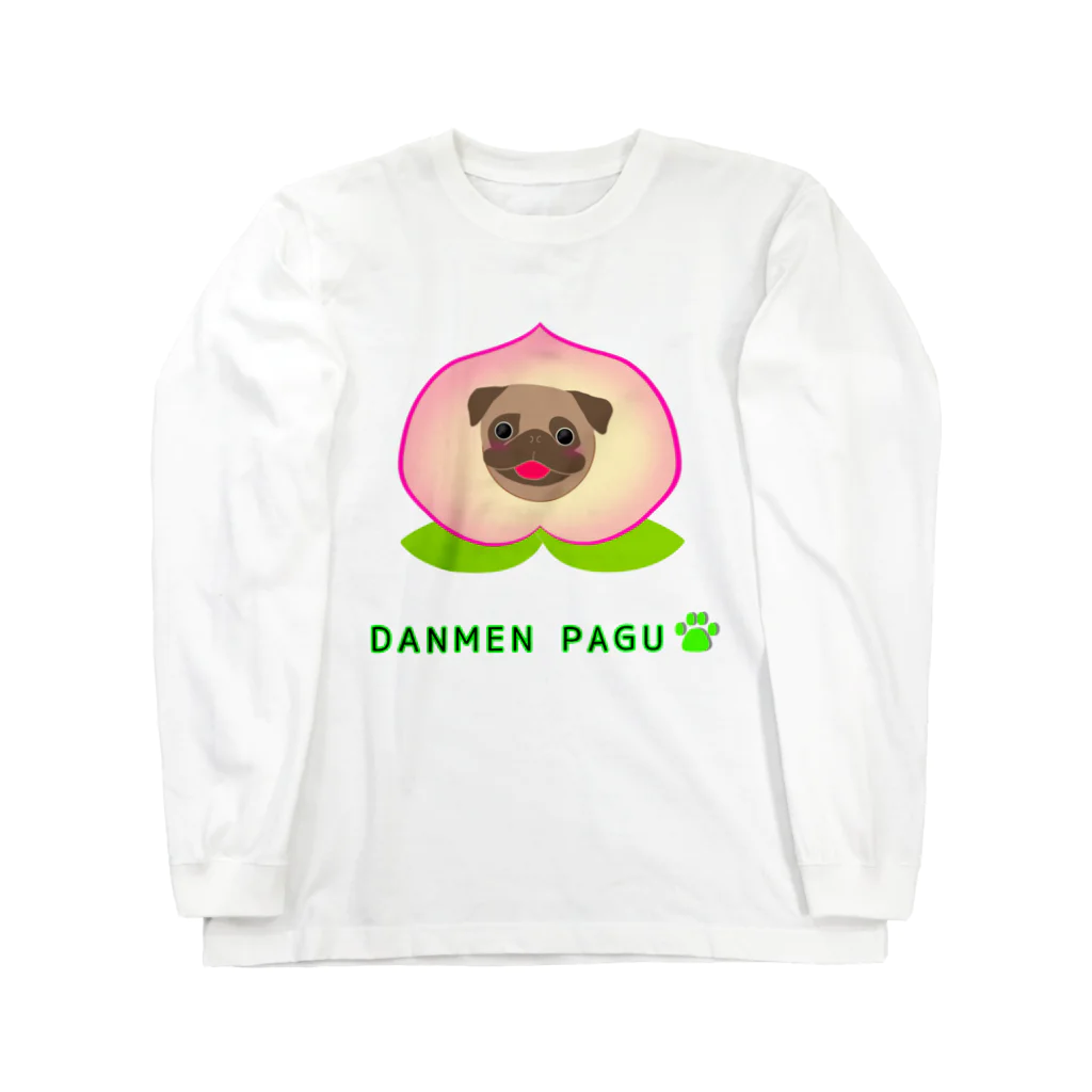 momolove のDANMENN PAGU 桃 Long Sleeve T-Shirt