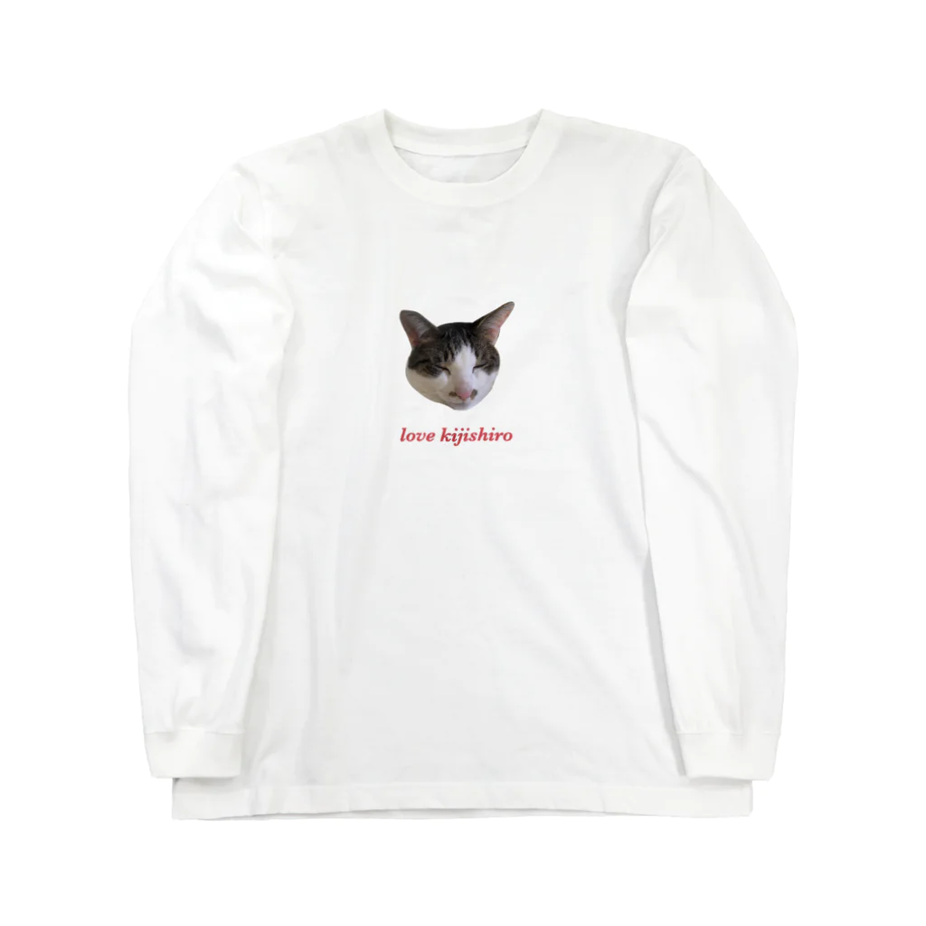 きじしろらばーのkijishiro lover (きじしろねこ) ロングスリーブTシャツ