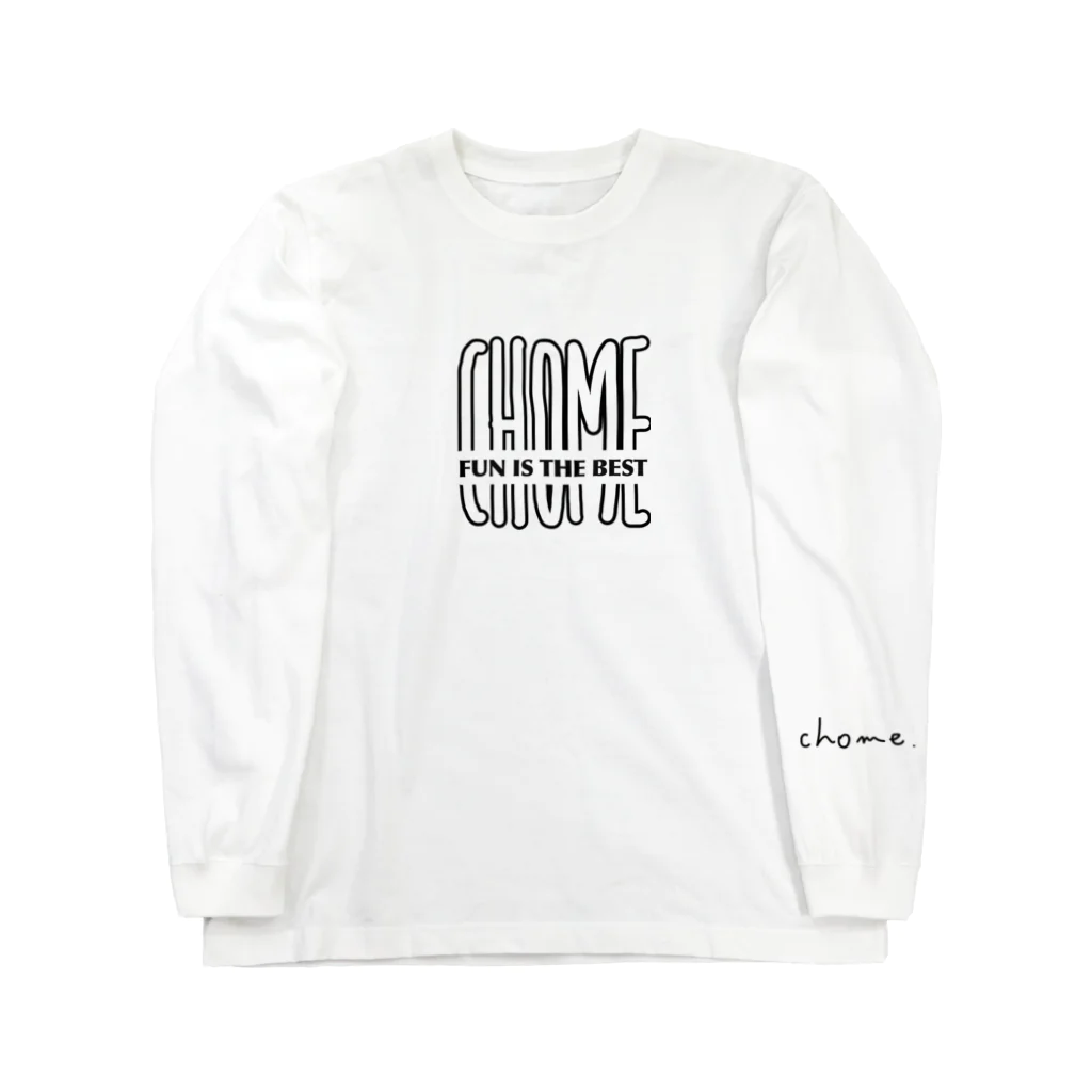 CHOMEのCHOMEロゴ・warm color Long Sleeve T-Shirt