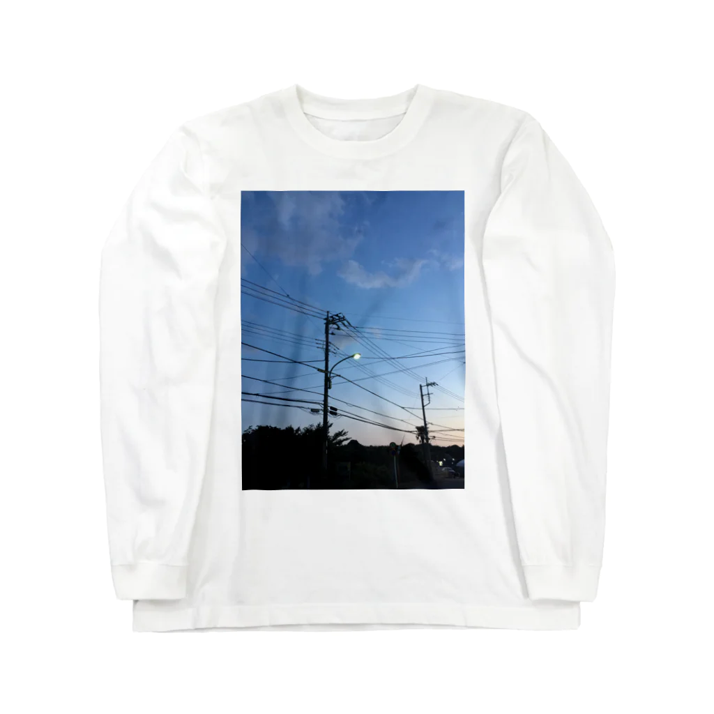 寝る煮るのLight+Pole ロングスリーブTシャツ