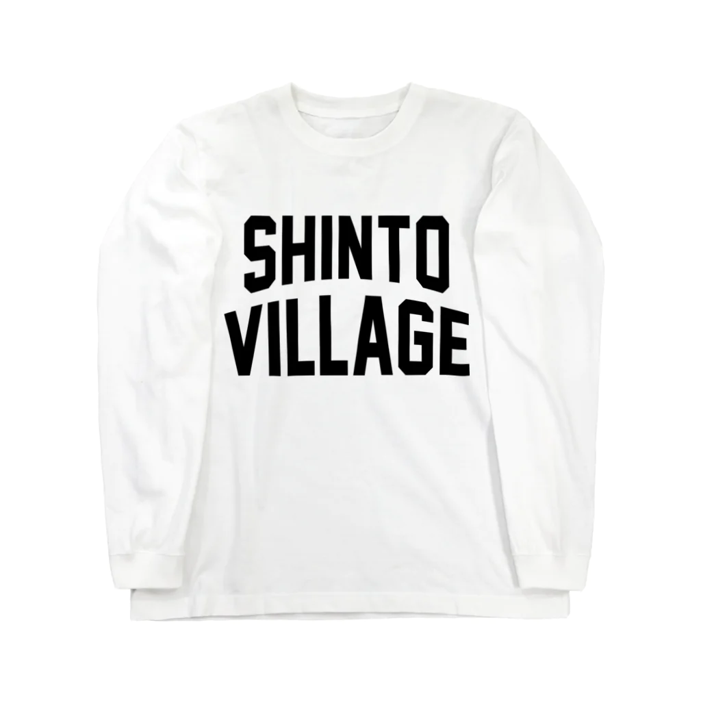 JIMOTOE Wear Local Japanの榛東村 SHINTO VILLAGE Long Sleeve T-Shirt