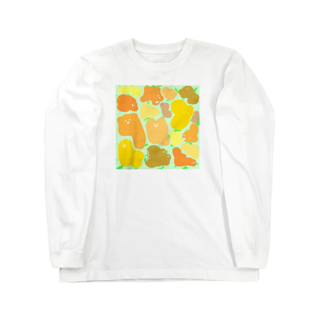 うにぽっぷこーんのゆるゆるどうぶつ✏️ Long Sleeve T-Shirt