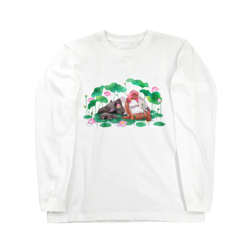 ミウラエツコの獏睡の朝 Long Sleeve T-Shirt