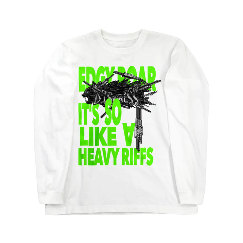 ONE PLUG DISordeRの''edgy roar it's so like a heavy riffs'' Long Sleeve T-Shirt