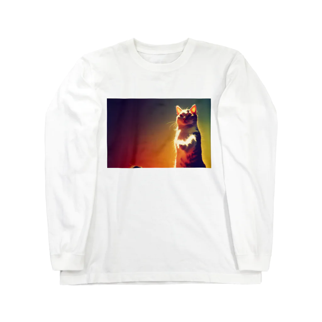 ハルいちLabのたちねこ Long Sleeve T-Shirt