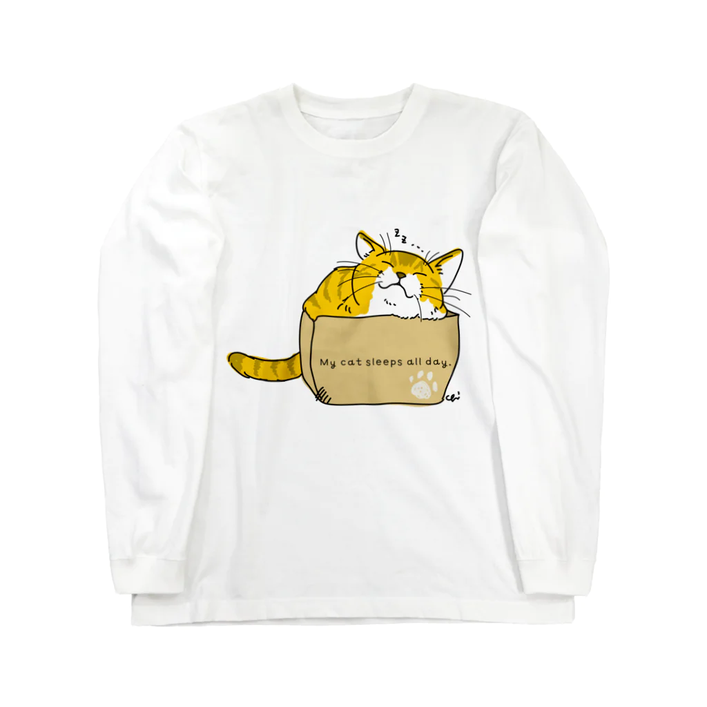 chizuruのねるねこ ロングスリーブTシャツ