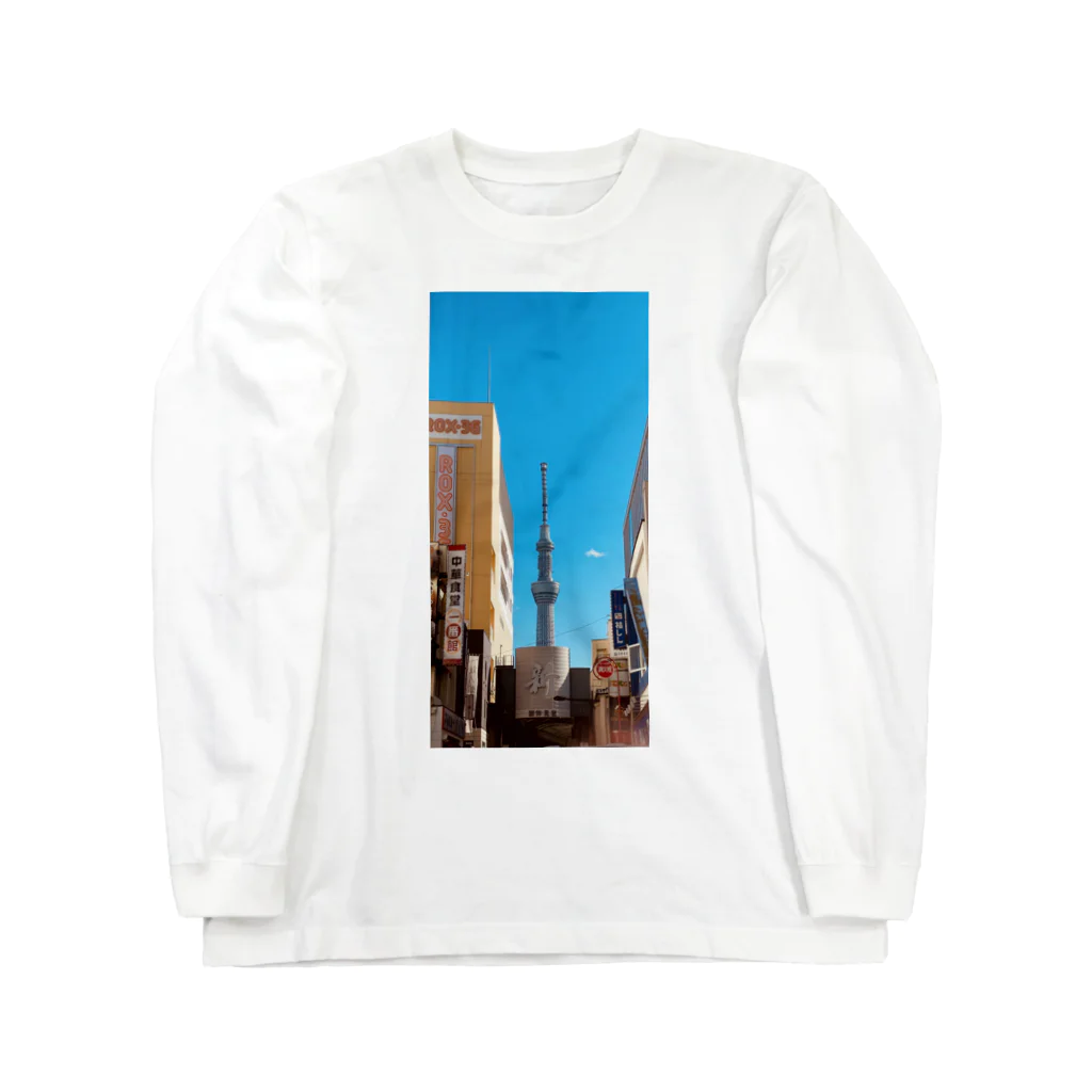 クリオネの写真の浅草よりスカイツリー,11:37 Long Sleeve T-Shirt