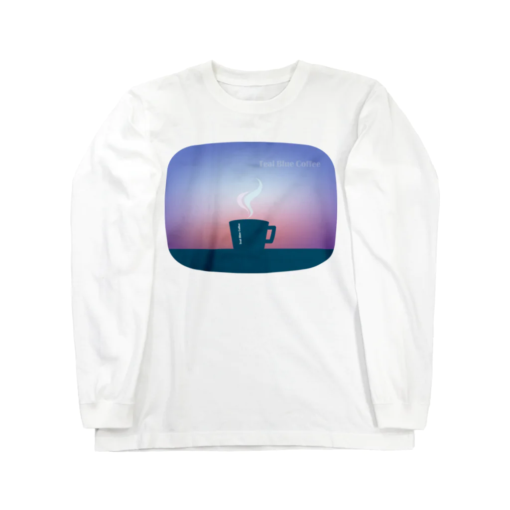 Teal Blue CoffeeのTeal Blue Hour Long Sleeve T-Shirt