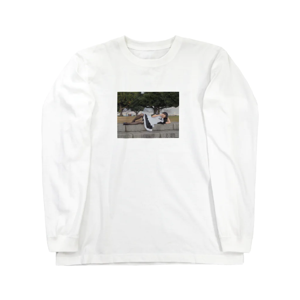 ねこねこまうまうのだらだらメイド Long Sleeve T-Shirt