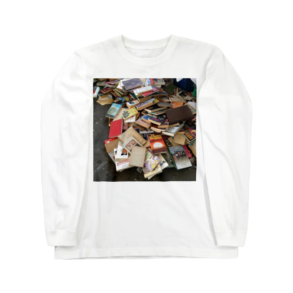 kamedesignのバルセロナの蚤の市 Long Sleeve T-Shirt