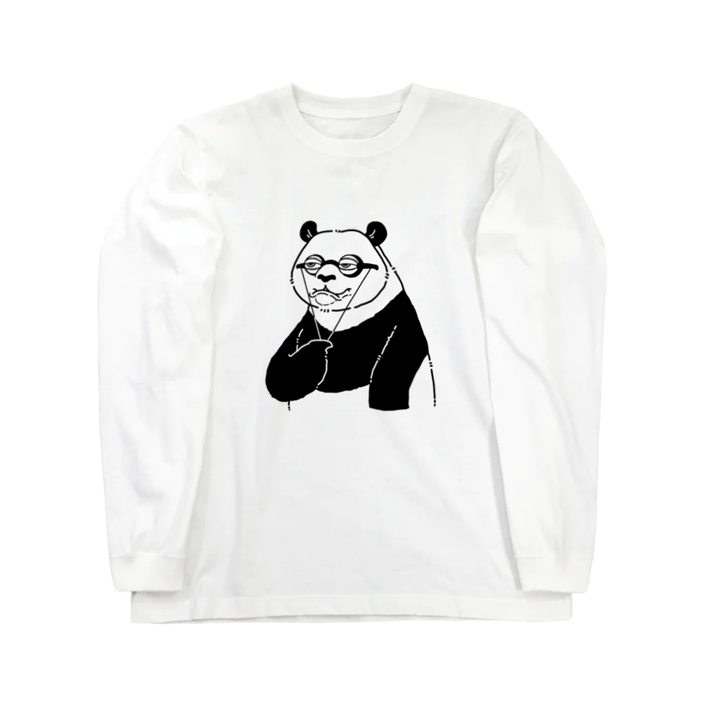 wakutaのねむそうなパンダ Long Sleeve T-Shirt