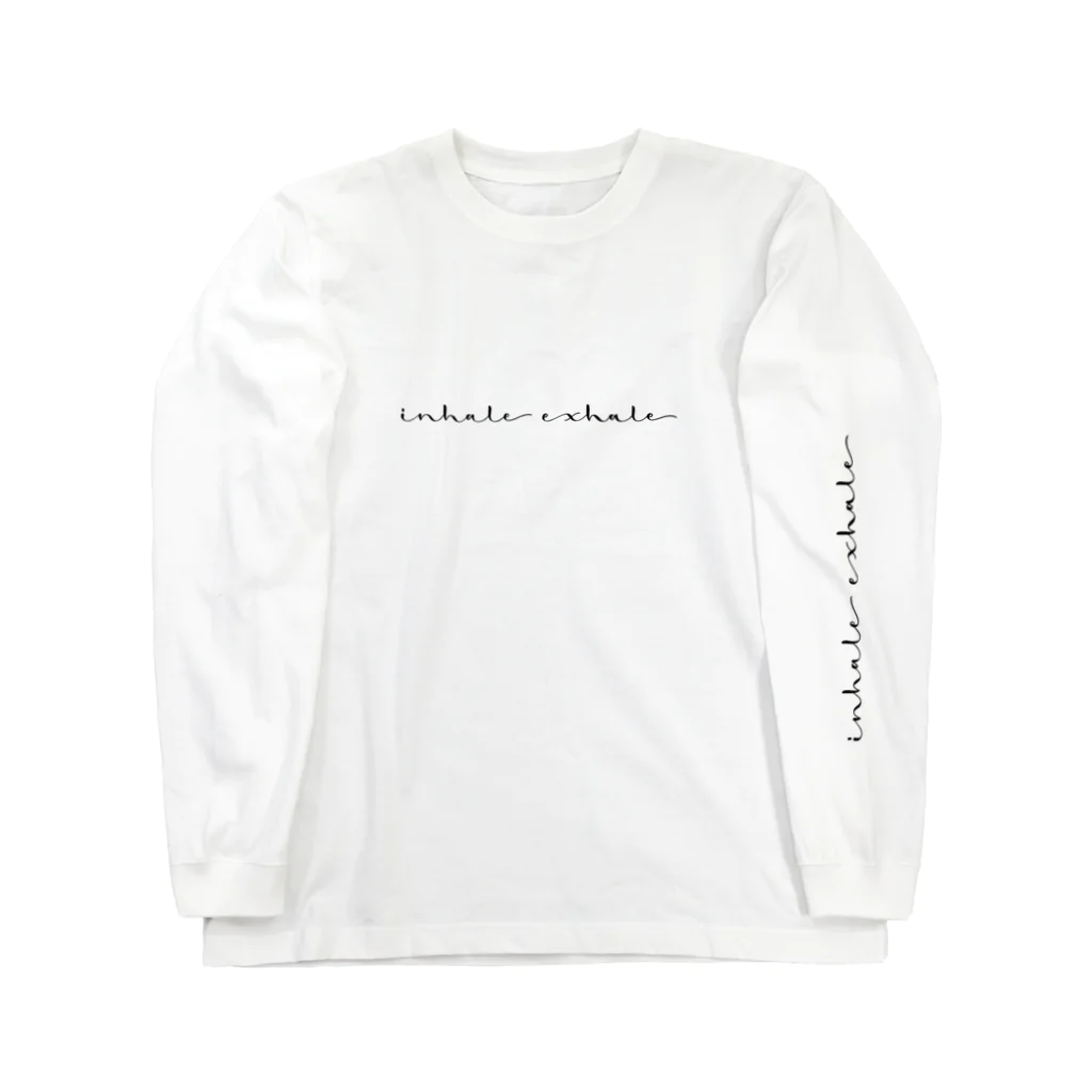 Danae Lettering Merch Storeの深呼吸シリーズ ロングスリーブTシャツ