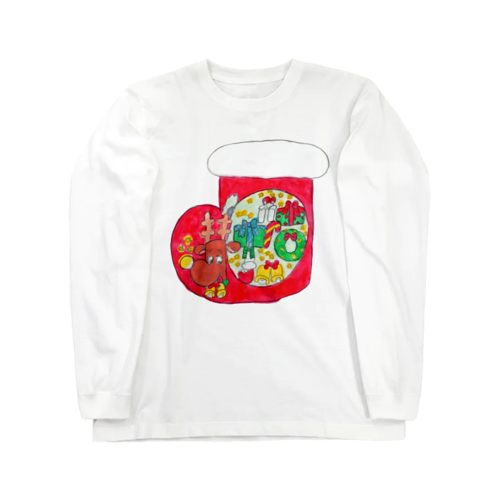 bleuuelbのトナカイのクリスマスパーティー Long Sleeve T-Shirt