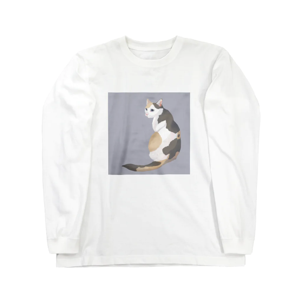 はるさめ商店の三毛猫 Long Sleeve T-Shirt