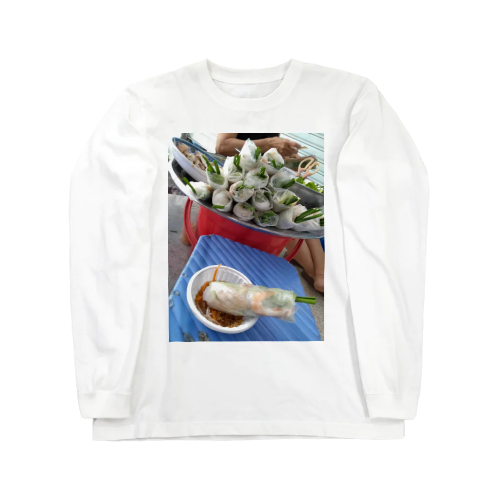 umai vietnamのストリート生春巻き gỏi cuốn Long Sleeve T-Shirt