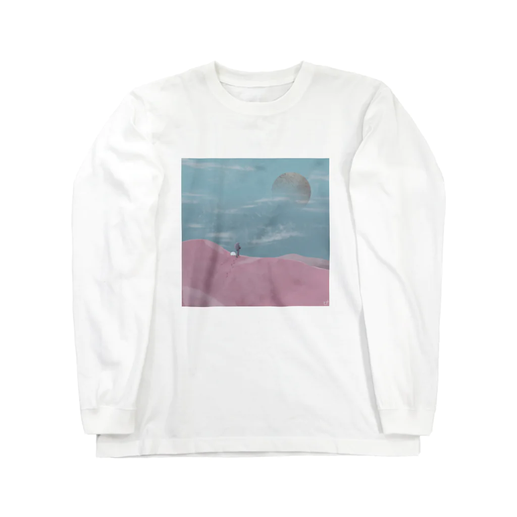 ぴなぴぃずのピンクの砂漠 Long Sleeve T-Shirt