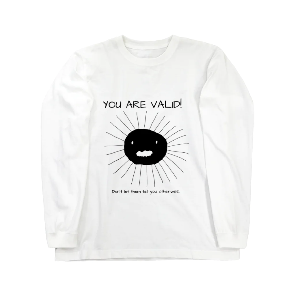 neko🖤のYou are valid Long Sleeve T-Shirt