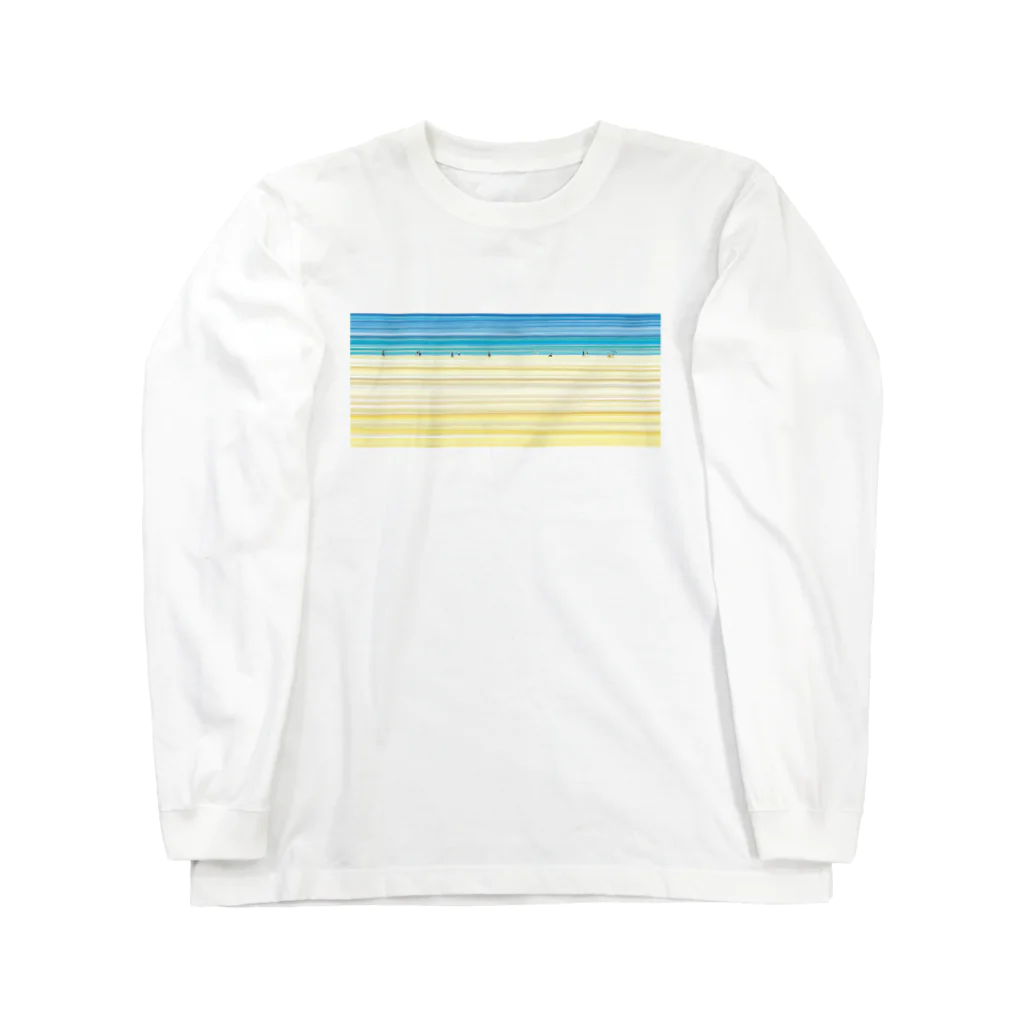 竹富島に着てくシャツのいつかのコンドイピーポー Long Sleeve T-Shirt