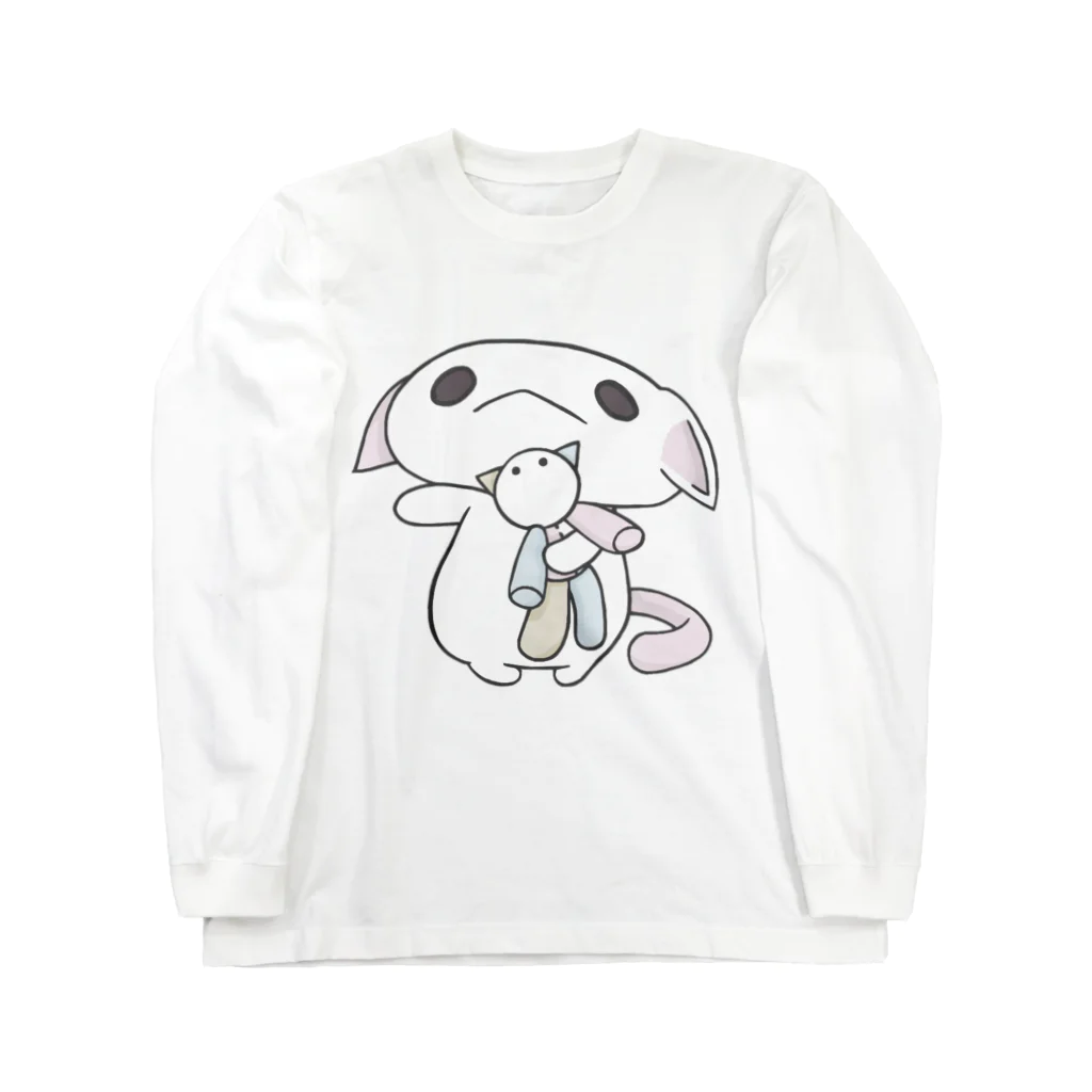 itsuto-こねこしょうしょうめんへらの「おみおくり」 Long Sleeve T-Shirt