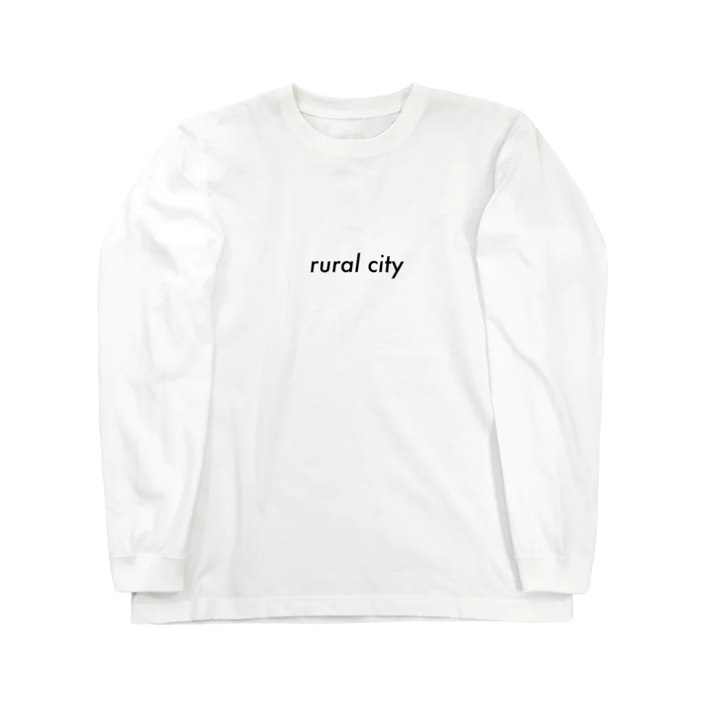 ruralmycのrural city Long Sleeve T-Shirt