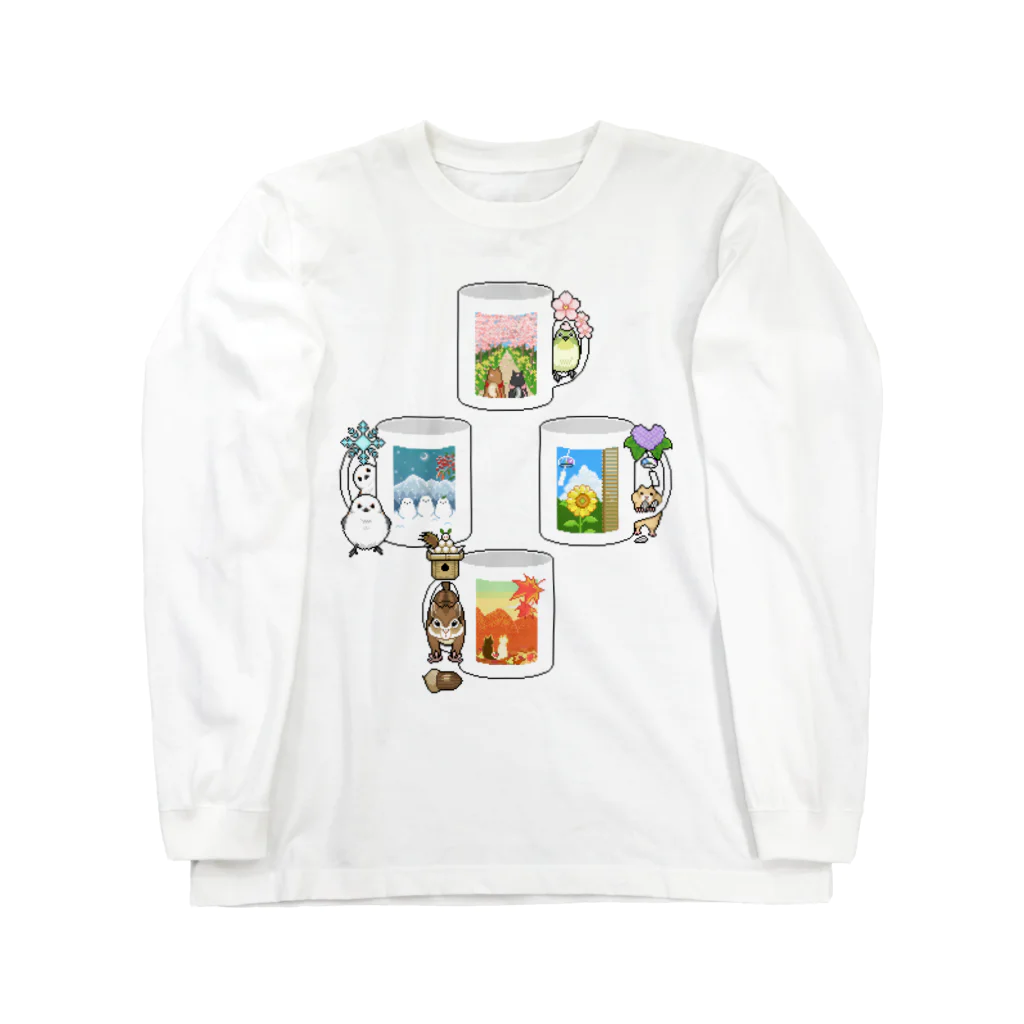 Happy Fluffy* ： 桜香*の四季マグ Long Sleeve T-Shirt