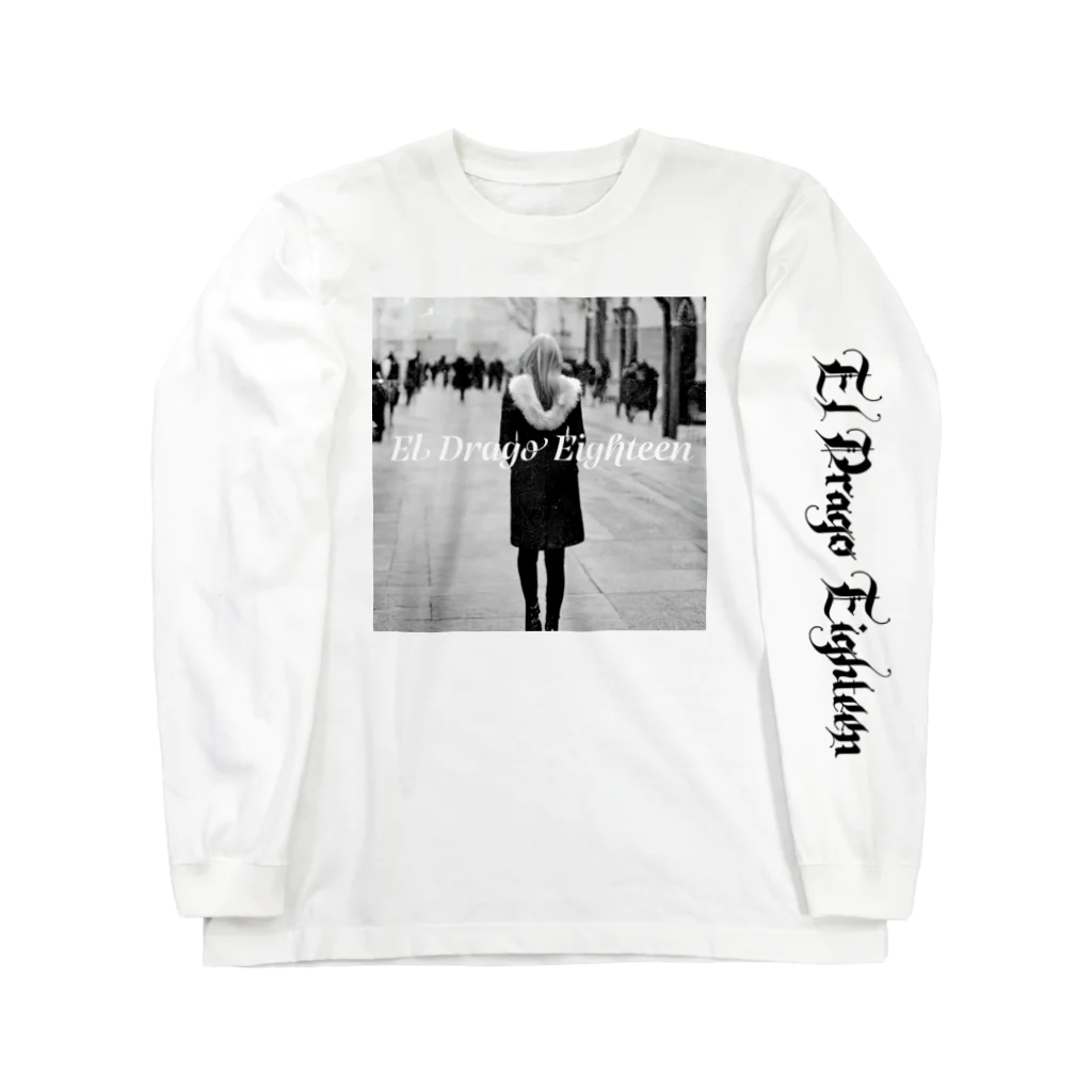 El Dracoのthe winter town Long Sleeve T-Shirt