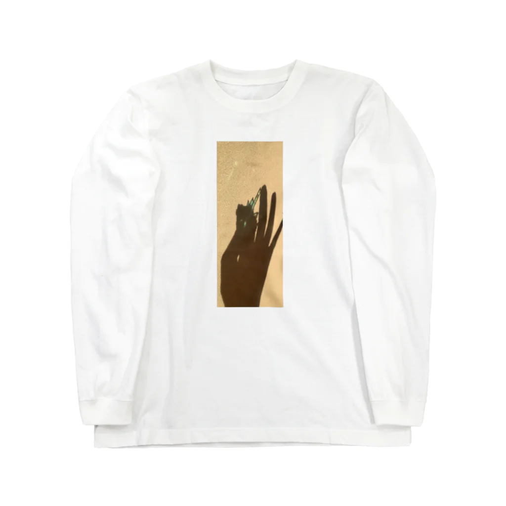 Nemuriのシルエット・アクア Long Sleeve T-Shirt