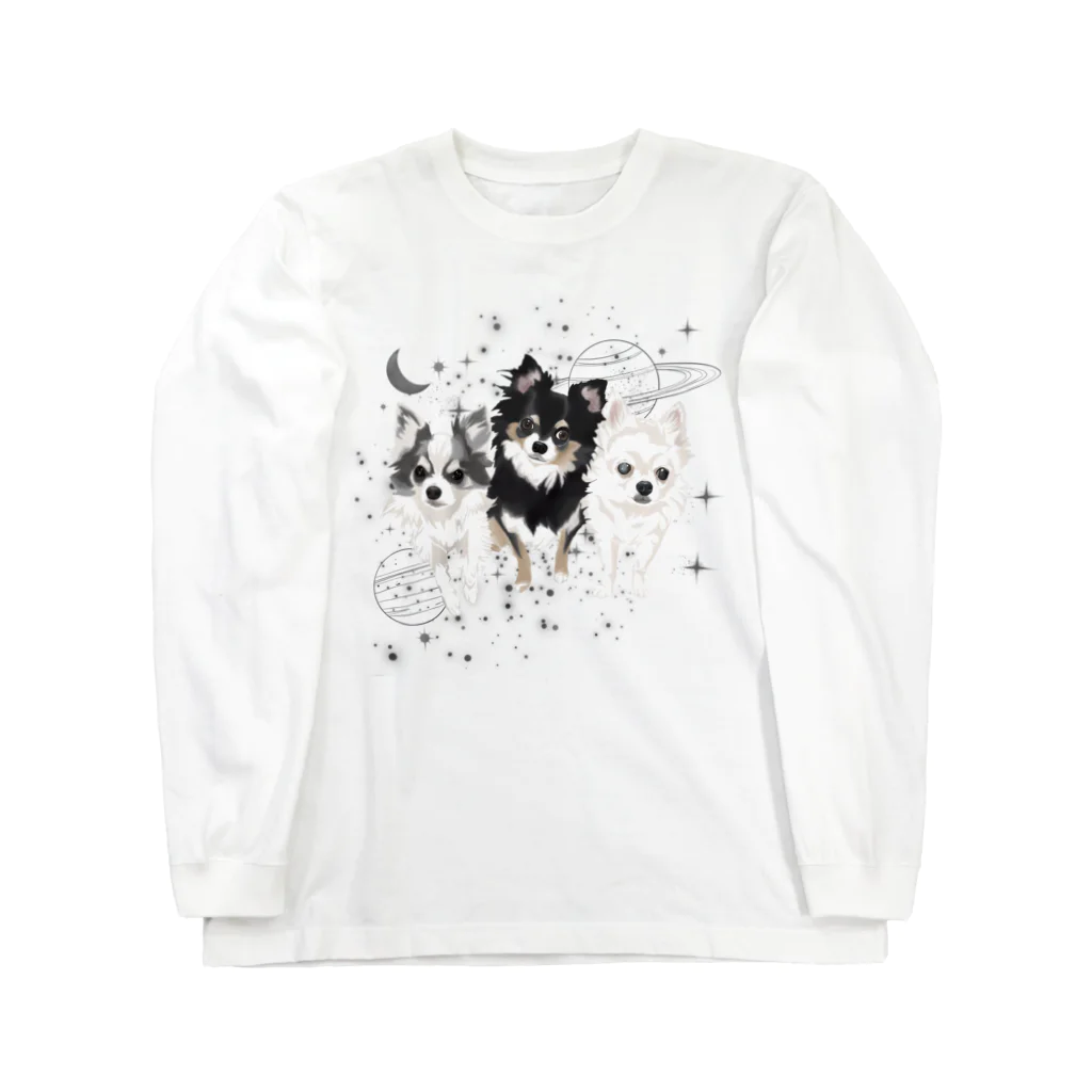 Letiのチョコ、チップ、ソラ Long Sleeve T-Shirt