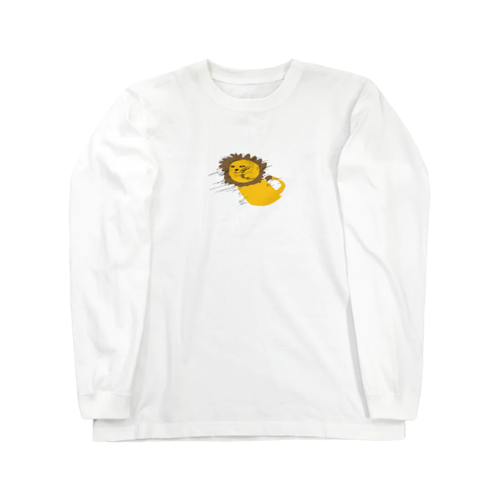 ハコガタのビンタされたライオン Long Sleeve T-Shirt