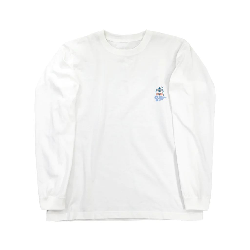 mindwaveincのしばんばん 微笑柴犬飯店（黒） Long Sleeve T-Shirt