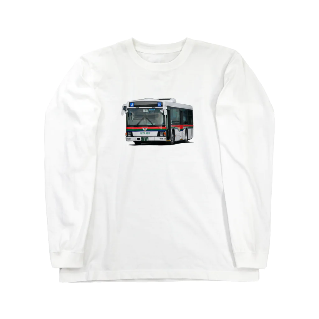 No Bus No Life 沖縄のバスおじさんのTOYOBUS_216 Long Sleeve T-Shirt