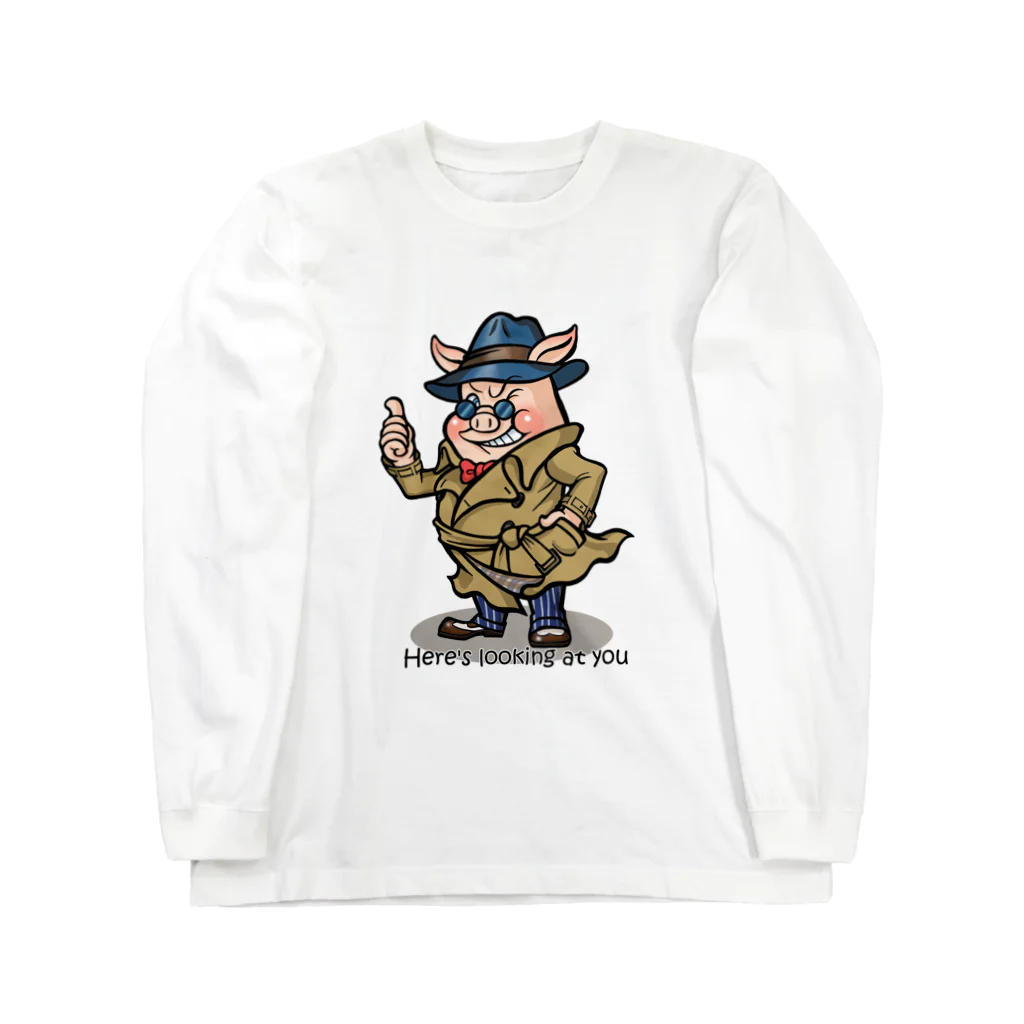 あとりえピノコのボギーなブタさん Long Sleeve T-Shirt