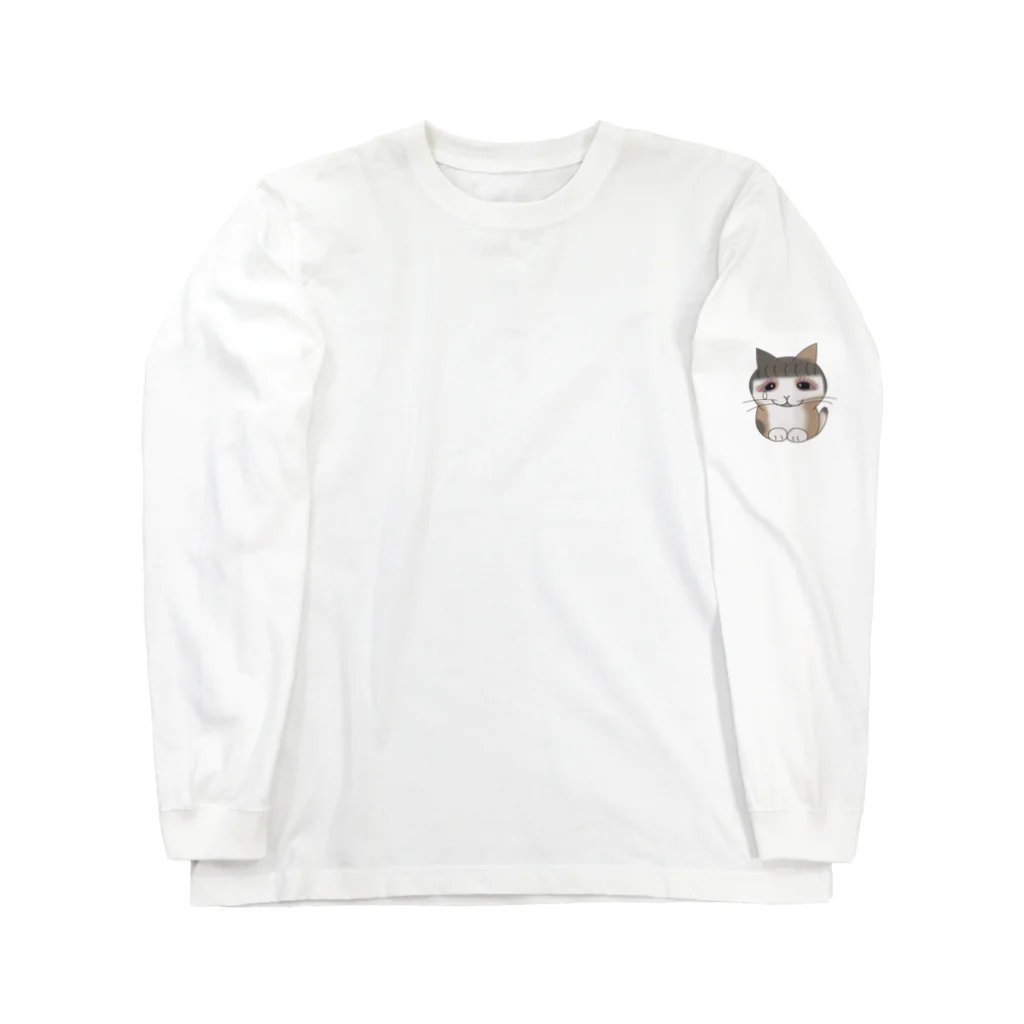 にゃんたまごの地雷にゃん Long Sleeve T-Shirt