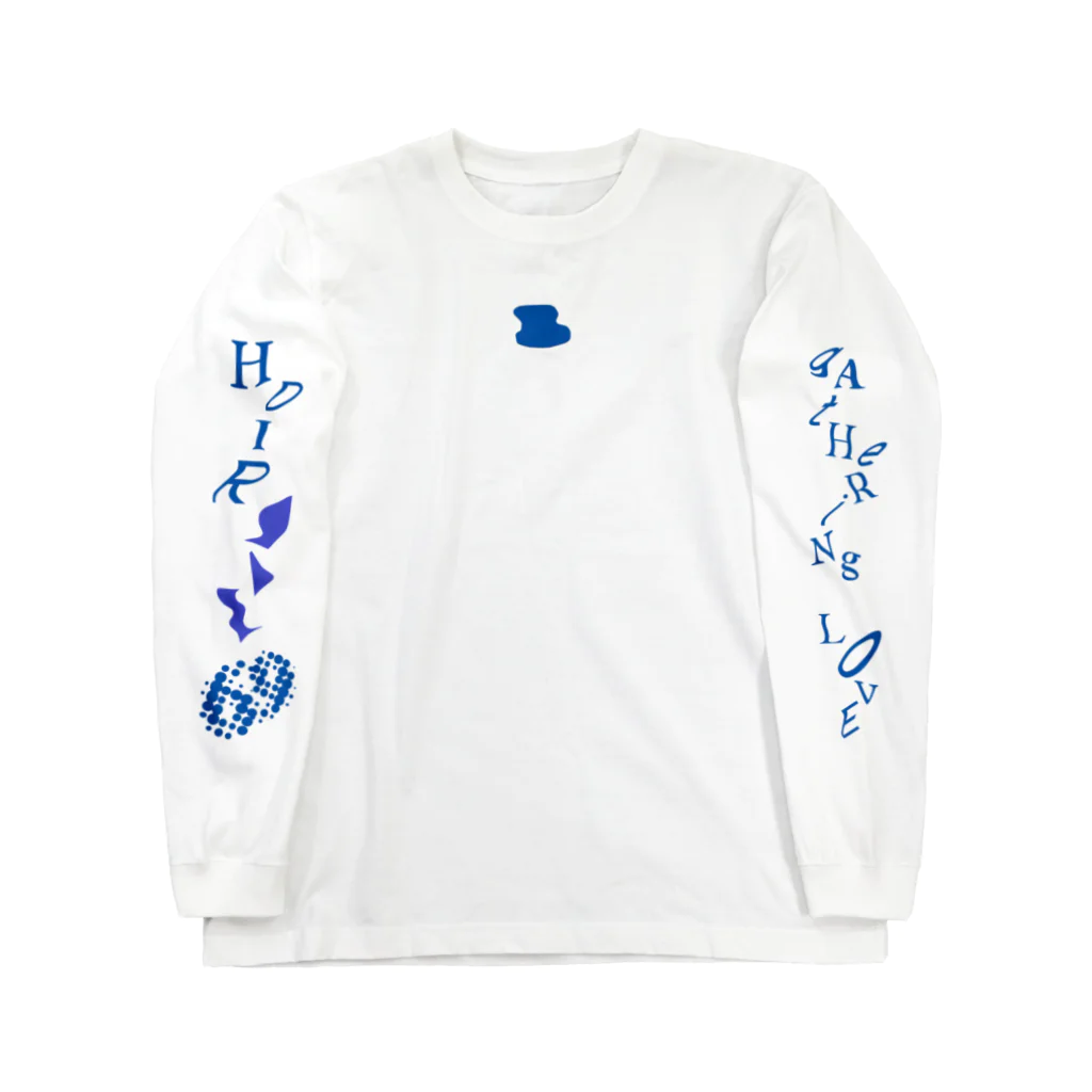 HDIR gathering love のDEEP BREATH long sleeve T ( white, gray ) / UNISEX ロングスリーブTシャツ