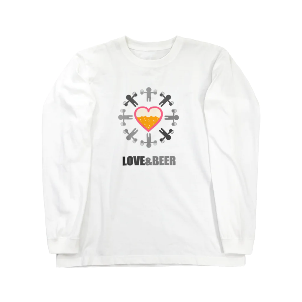 Siderunの館 B2のLOVE & BEER Long Sleeve T-Shirt