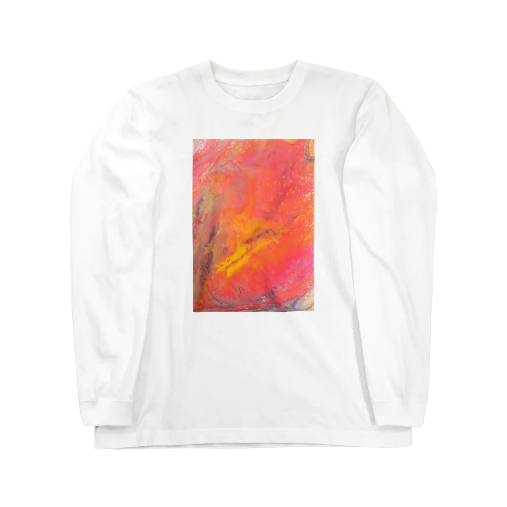 ACEのFluidArt柄 ロングスリーブTシャツ