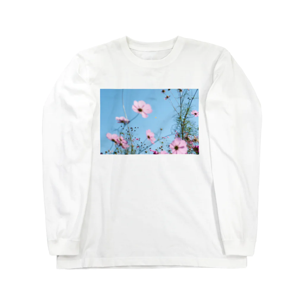 ここれあの秋晴れの空を飛ぶカイト Long Sleeve T-Shirt