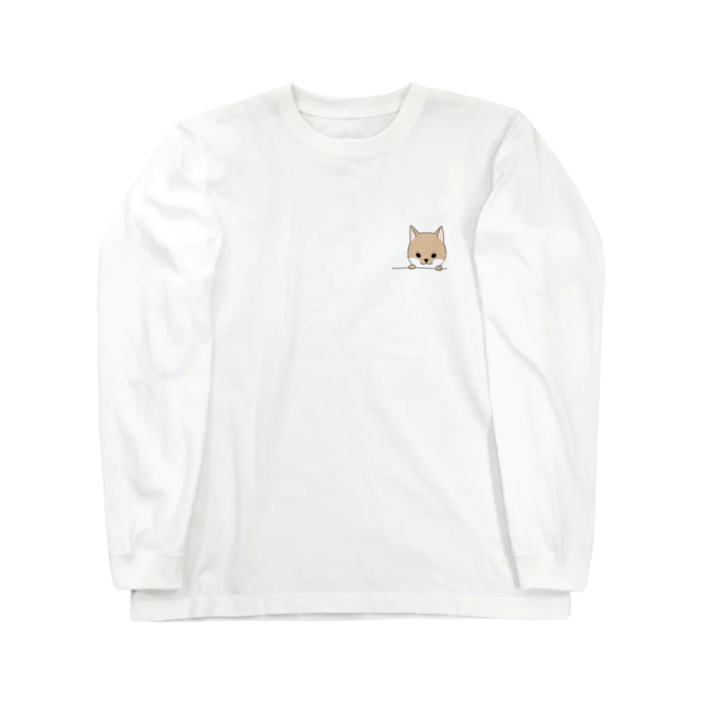 fu-momoの豆柴ちゃん Long Sleeve T-Shirt