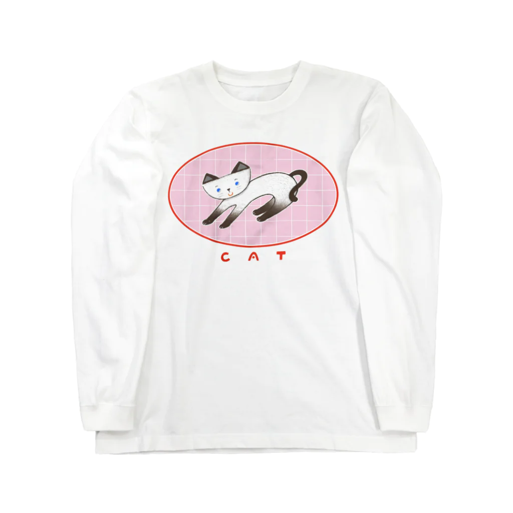 🌈キクチンのおみせやさん🌈のSiam cat（カラー） Long Sleeve T-Shirt