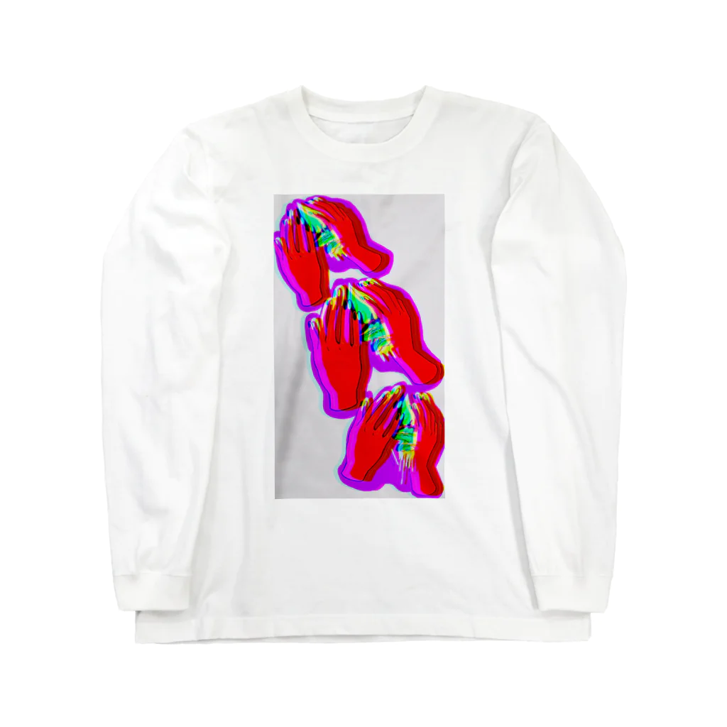 sexualmadnessの鼻からは痛いシリーズ　(カラー) Long Sleeve T-Shirt