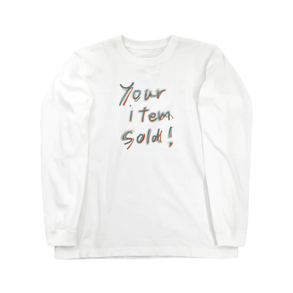 おめでとうShopのyour item sold! ロングスリーブTシャツ