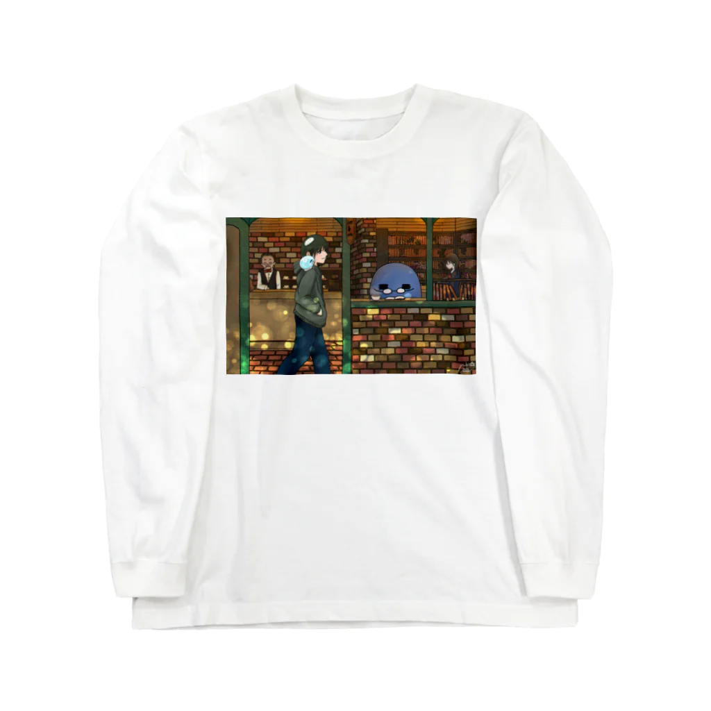 雪之丞ଳ⸒ ⸒の【くらげのくらー】秋さんぽ Long Sleeve T-Shirt