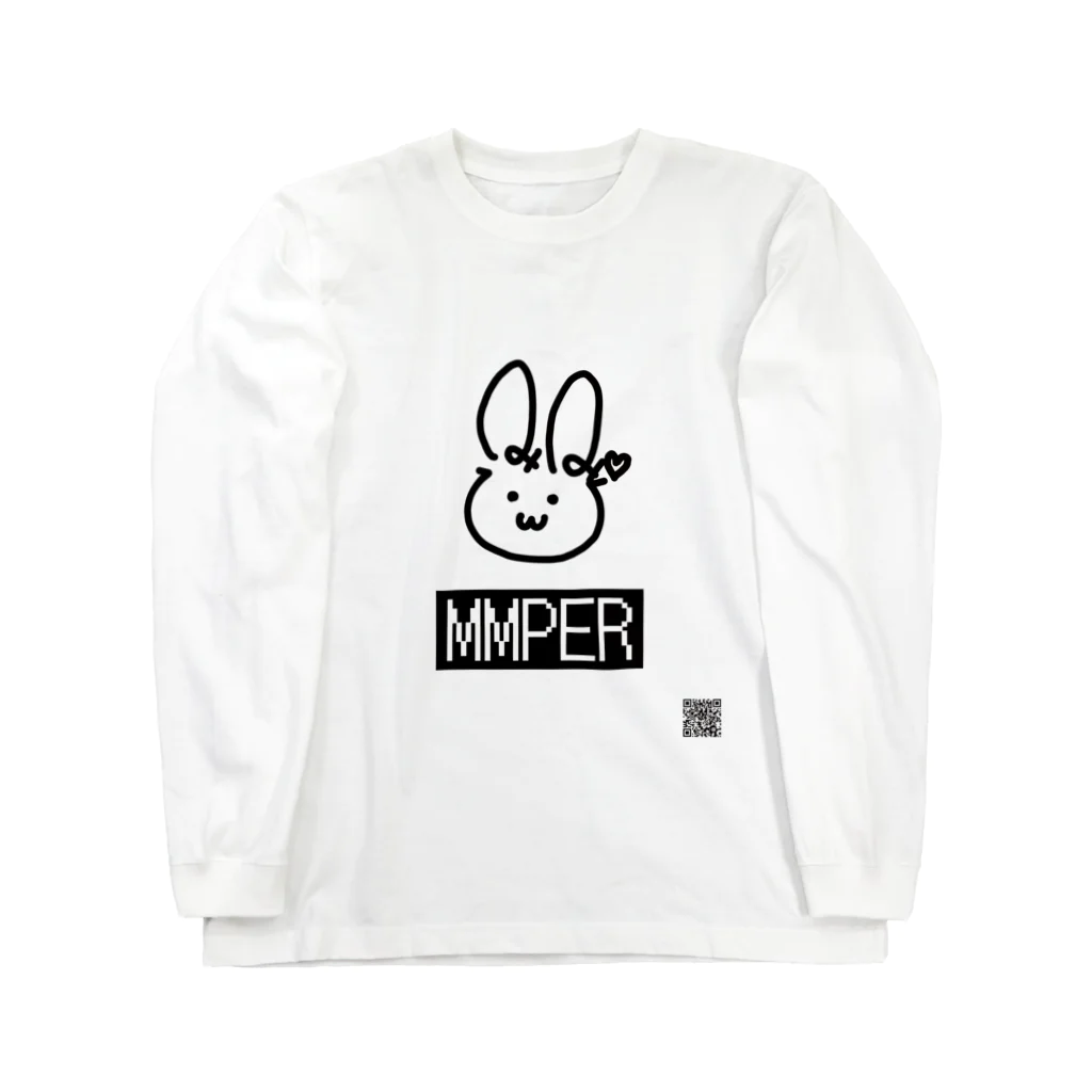 みみぴのおみせ～SUZURI出張店のMMPERアイテム(みみぴサイン) Long Sleeve T-Shirt