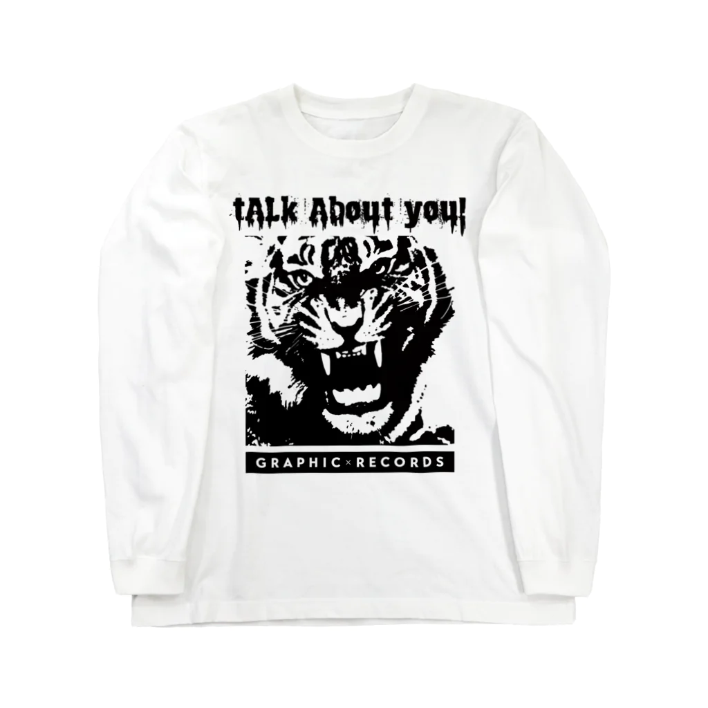 GRAPHIC × RECORDSのTalk about YOU!　長袖Tシャツ（Col.16） Long Sleeve T-Shirt